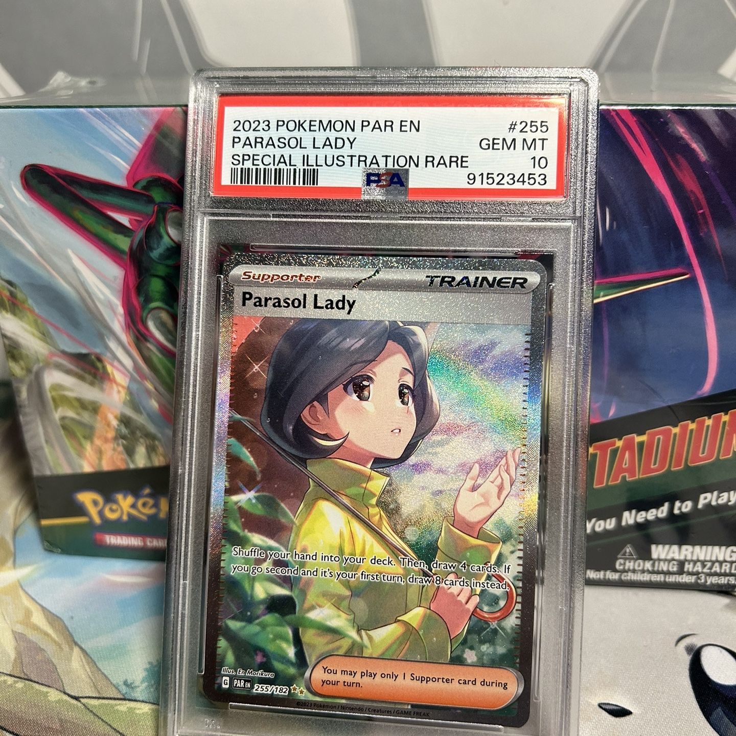 parasol lady pokemon card price 238/182 Ultra Rare Holo Trainer Pokmon 2023 Special Illustration Rare Pokmon TCG Parasol Lady Paradox