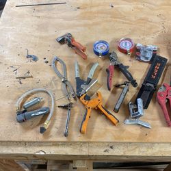 HVAC, Sheet Metal And Electrical Tools. 