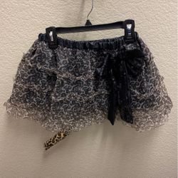 Leopard Costume Skirt With Tail- Youth/ Juniors