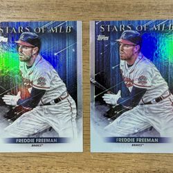 2022 Topps Freddie Freeman Stars Of The MLB Holo #SMLB-3 Lot x 2 Braves