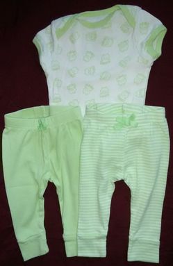 Baby girls 0-3 months matching 3pc set