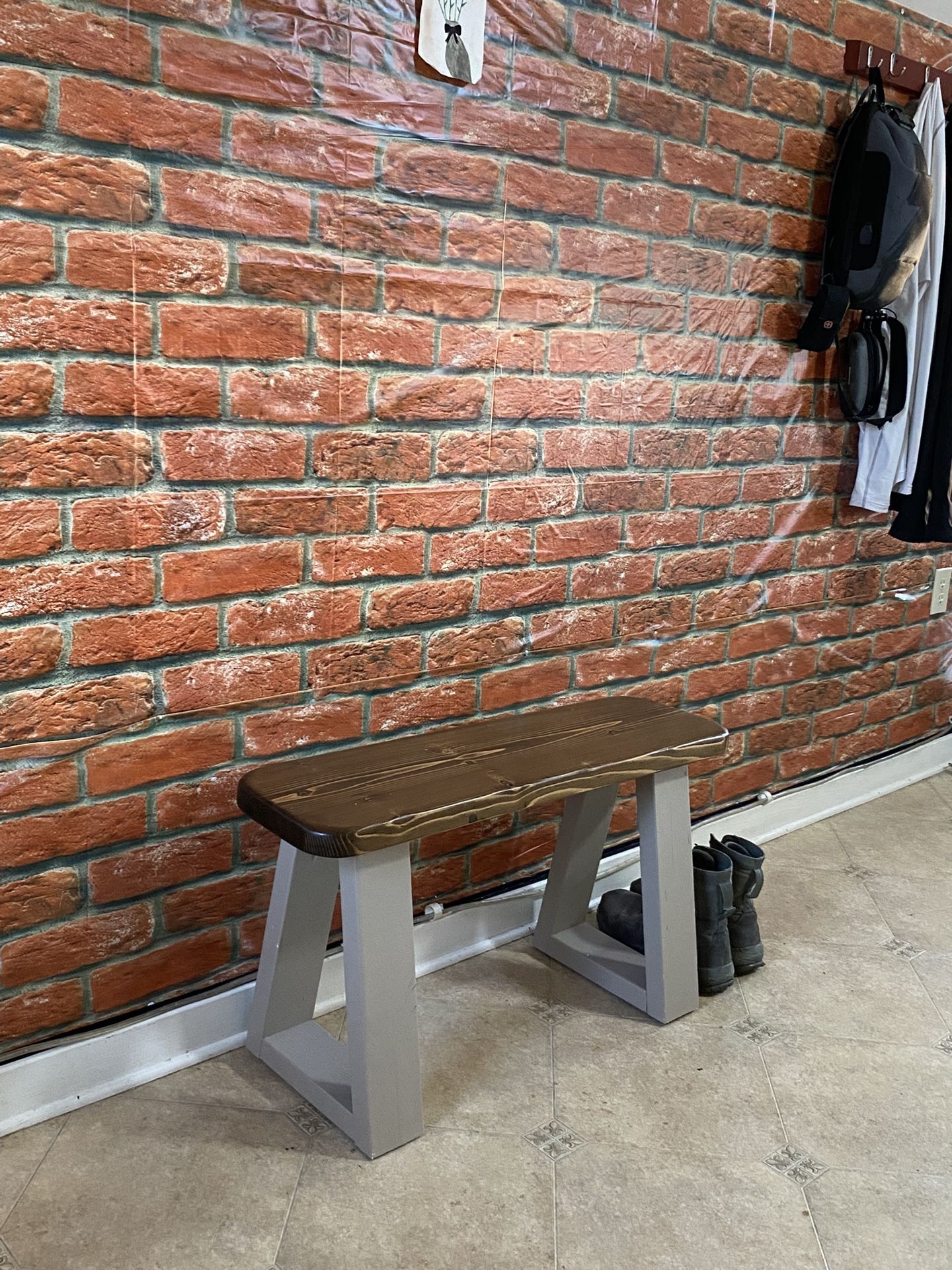 New 32 Inch Solid Wood Bench