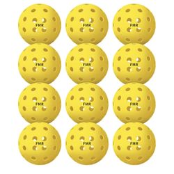 Box of 12 Outdoor Pickleballs great for T-ball, Coach Pitch & Baseball Practice. Crack-Resistant. $6/box