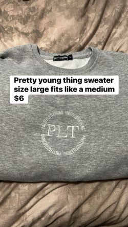 Pretty little thing sweater size large