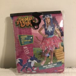 Girls Size 4-6 Halloween Costume Animal Jam Happy Rowdy Wolf NIP