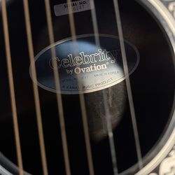Ovation Celebrity with hard shell case