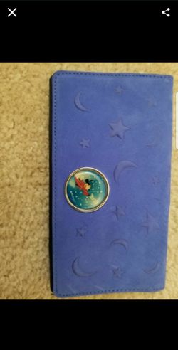 Genuine Leather Mickey Checkbook Holder-New