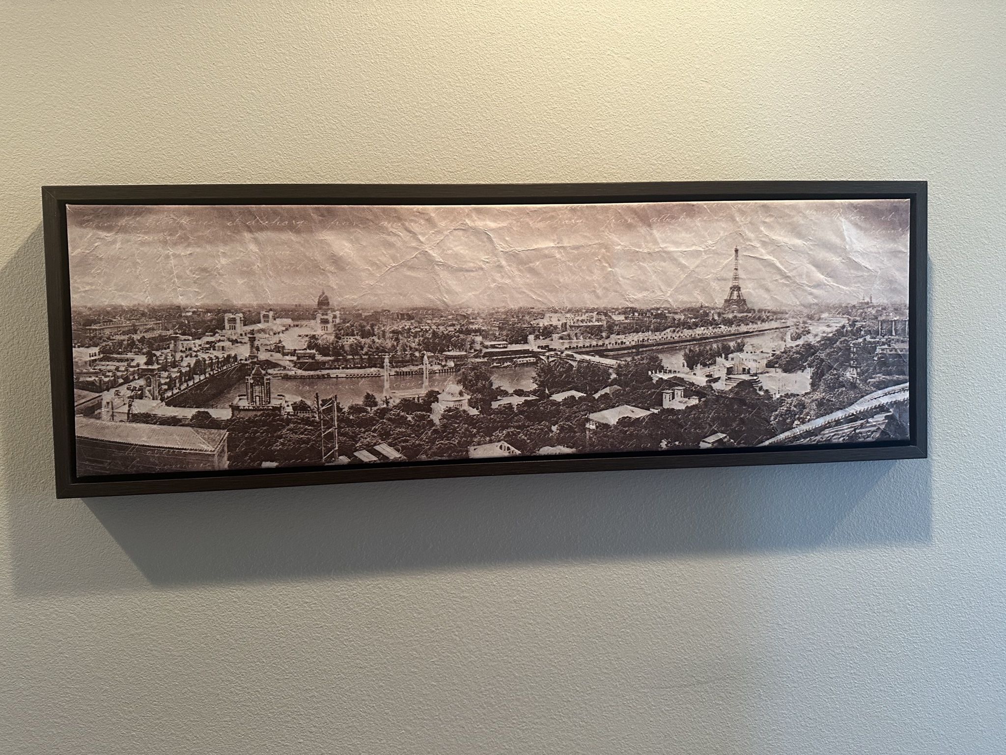 Paris Canvas print - Framed
