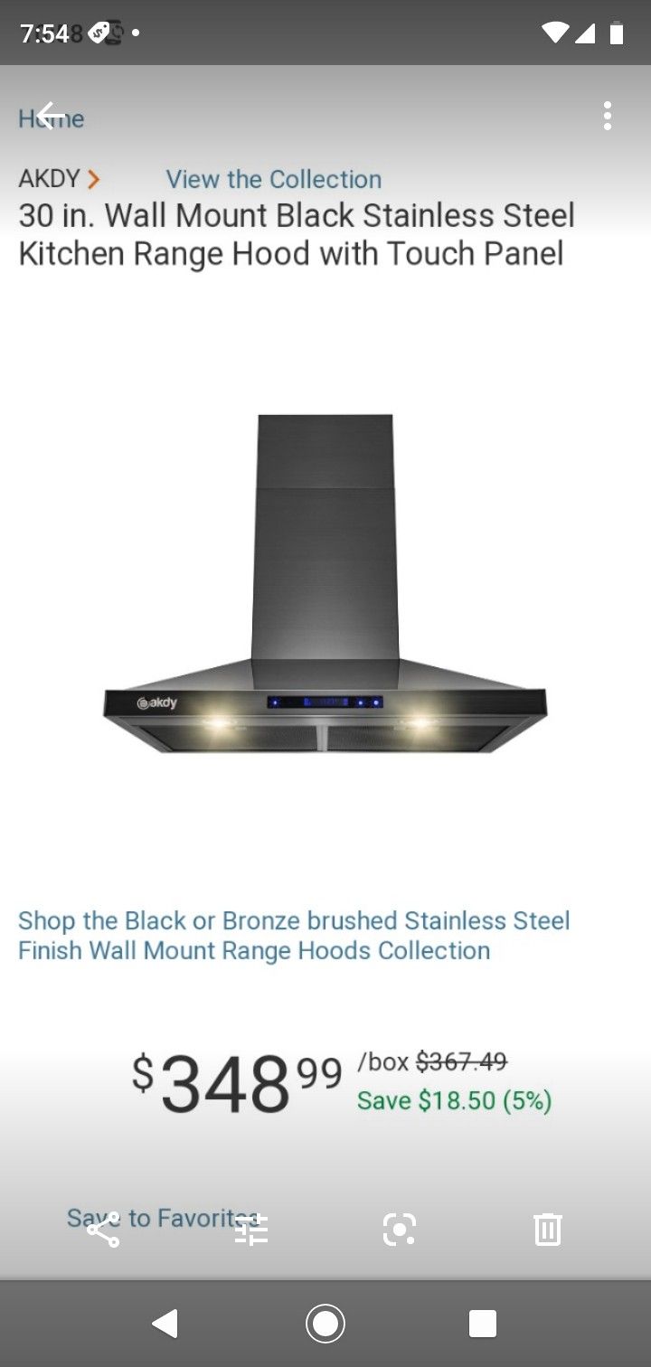 OVEN HOOD