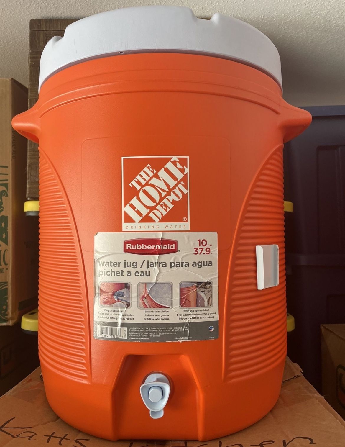 10 Gallon Home Depot Water Jug