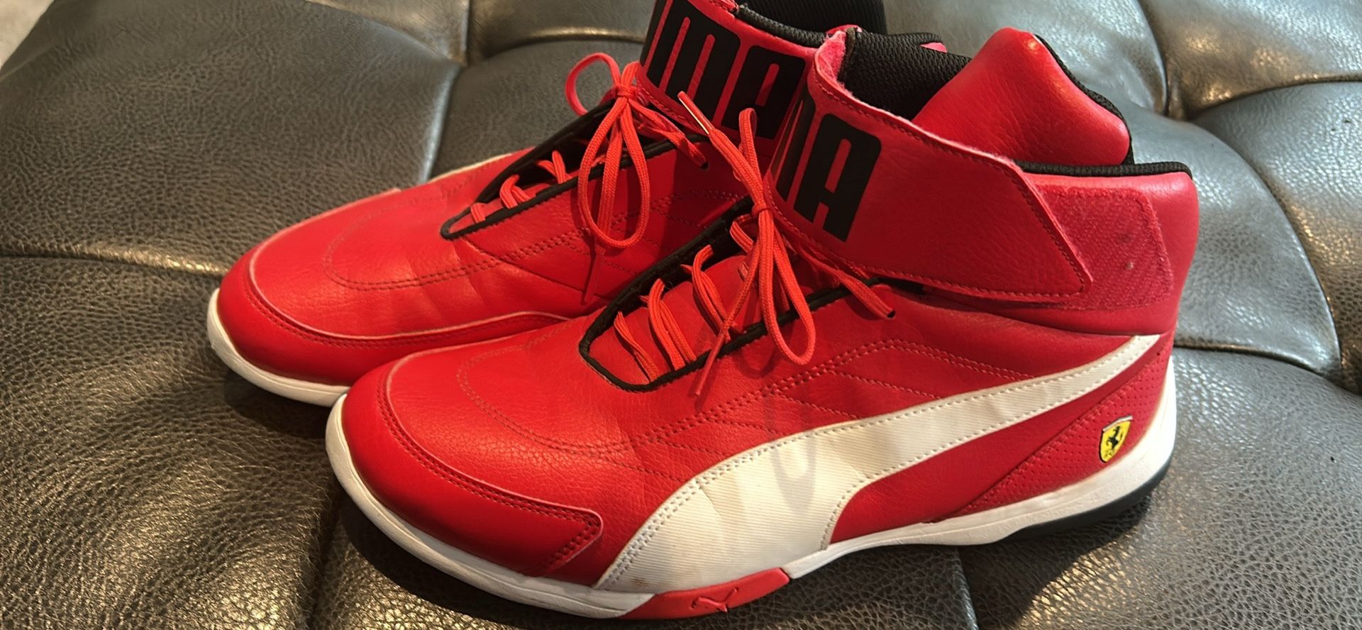 Scuderia Ferrari x Puma Kart Cat Mid 3 High 'Rosso Corsa Men’s Size 10.5