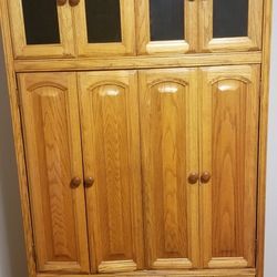 Oak Entertainment Center 