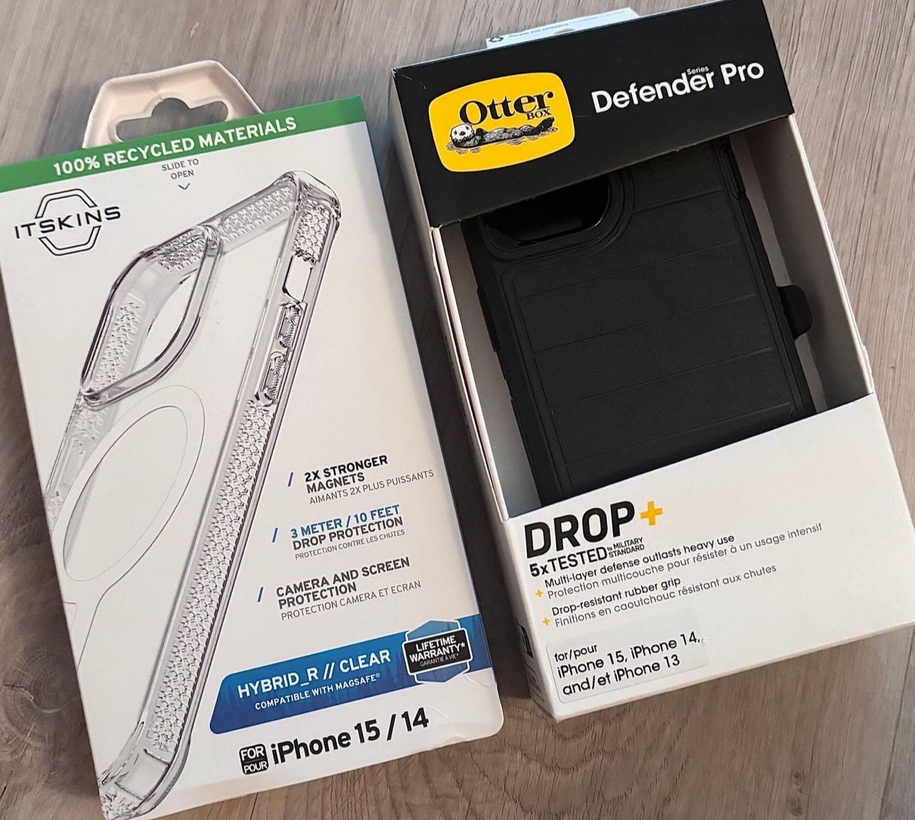 New Otter Box & ITSKIN iPhone 14 & 15 Case Bundle