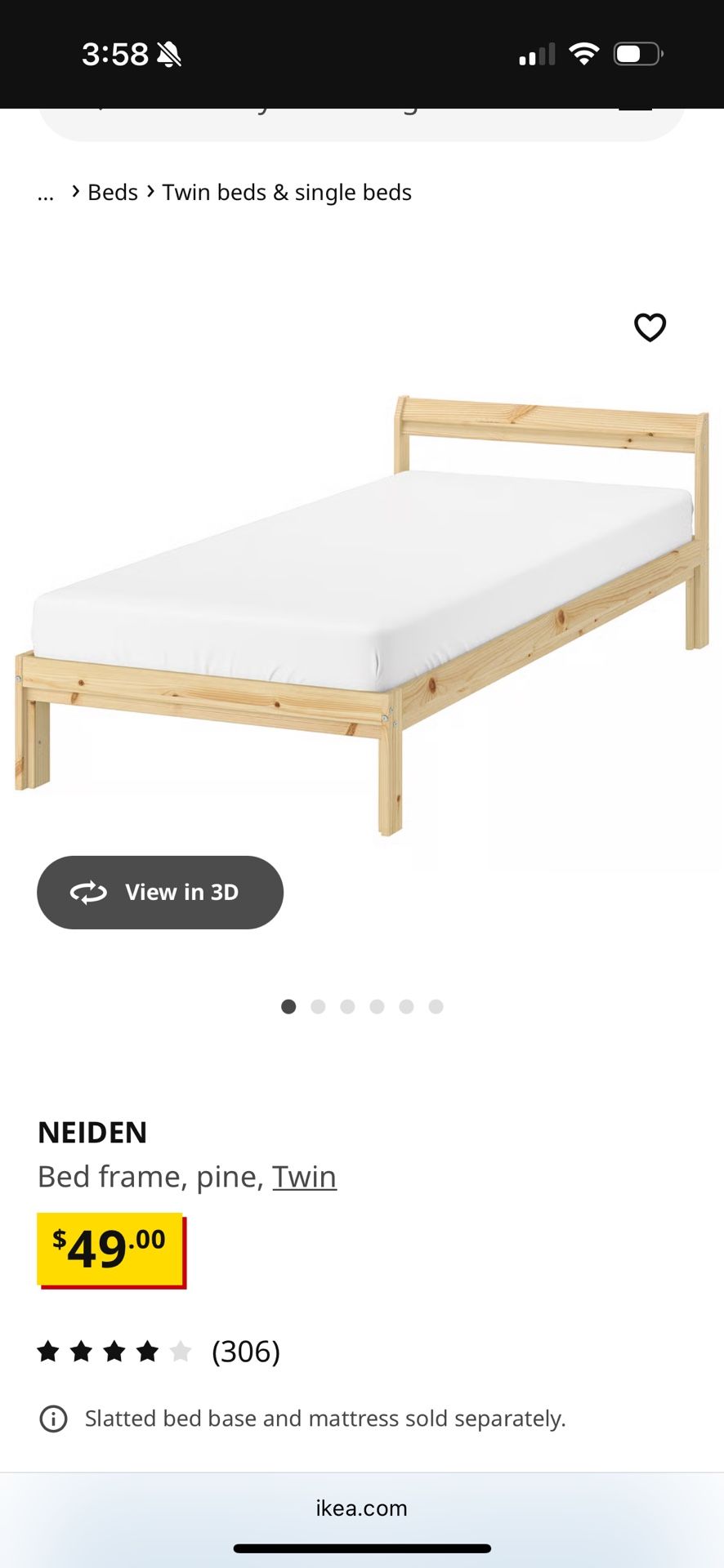 IKEA Twin Bed Set Up