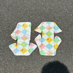 Vintage Cabbage Patch Kids Doll Car Seat Replacement Pad CPK Bundle Of 2