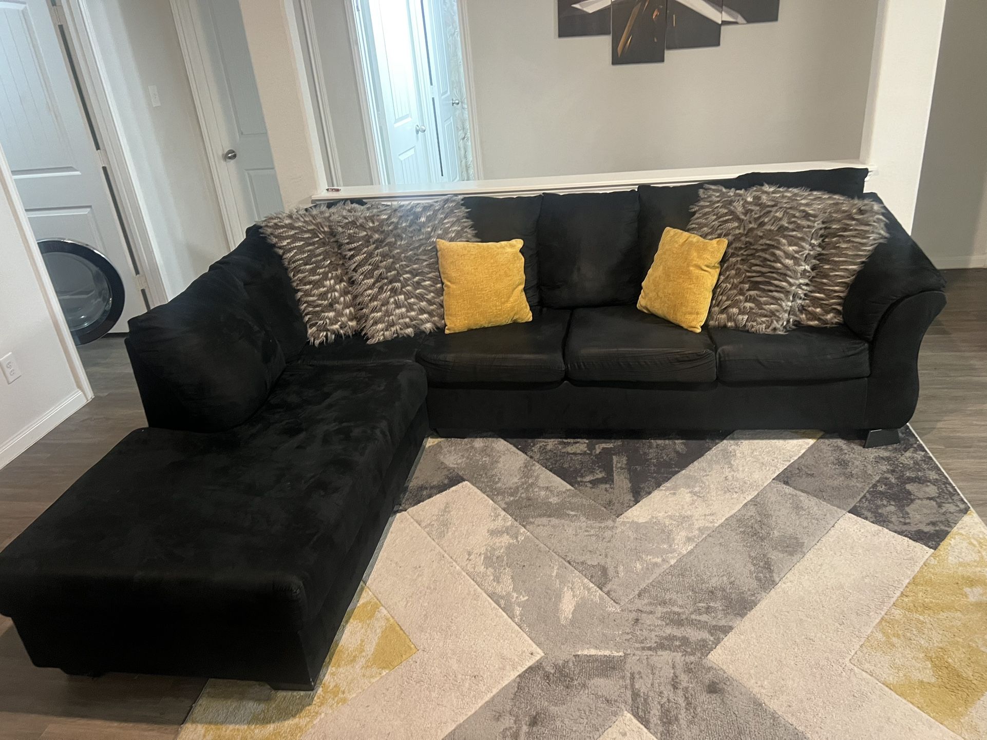 Sectional Sofa And Pillows For Sale