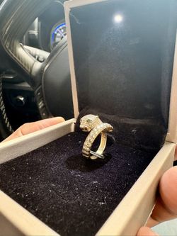 10k Real Gold Panther Men’s Ring