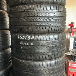 Set Of 255/35ZR19 Michelin Pilot Sport All Season 4 Tires