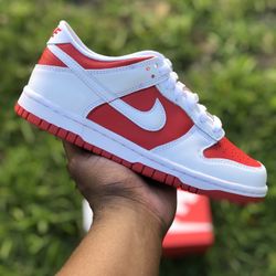 dunk low championship red