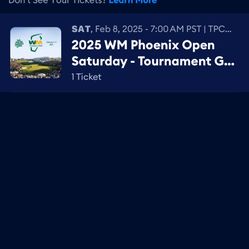 Waste Management General Admission Saturday Ticket