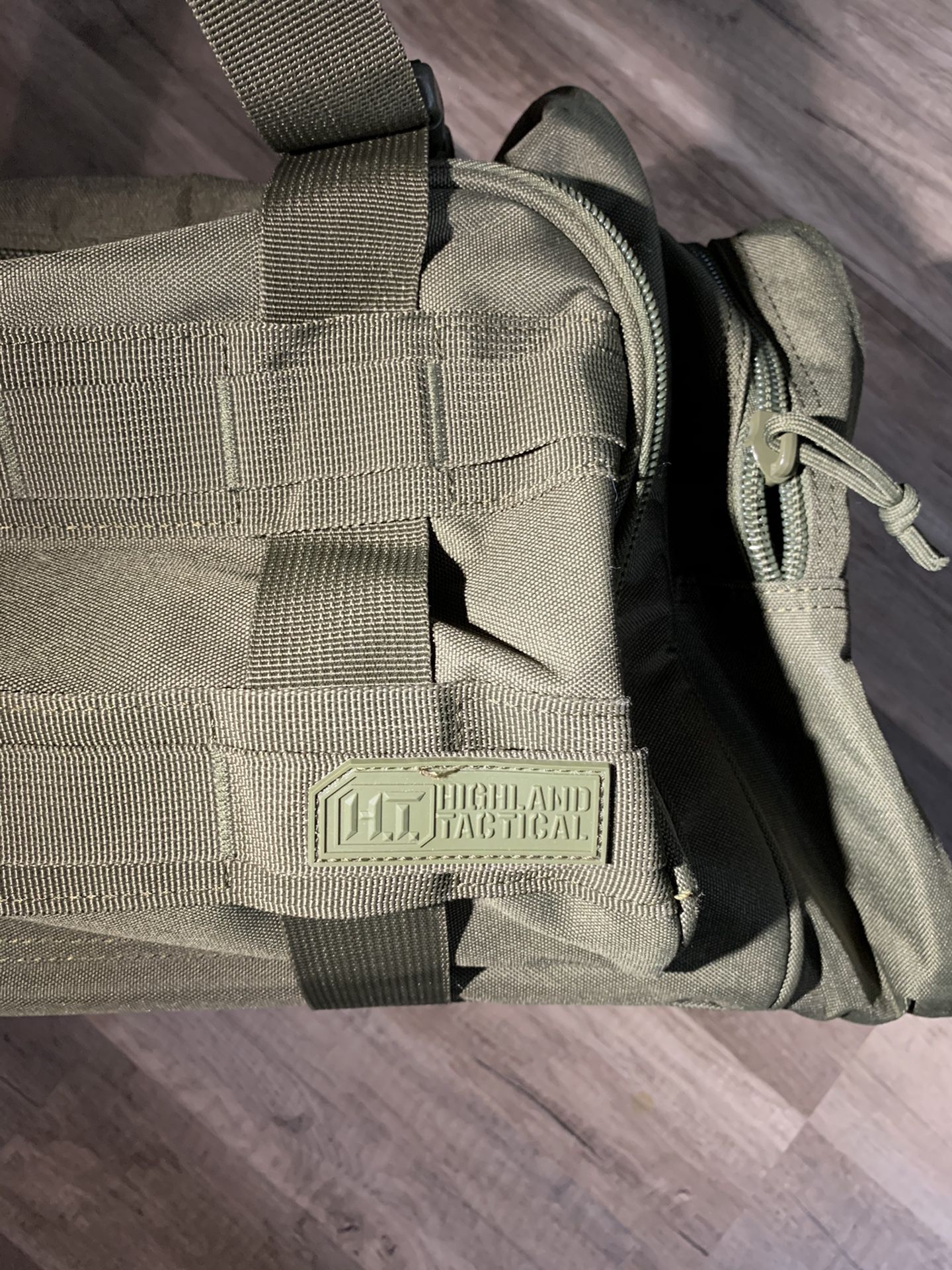 Highland Tactical Green Duffle Bag