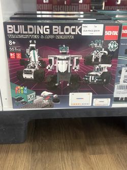Building Block RC Robot Set 557 Pieces
