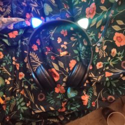 Bluetooth Light Up Cat Headphones