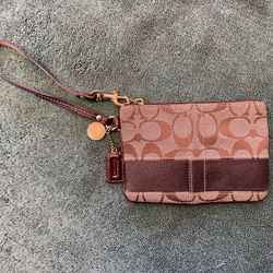 Genuine Coach Wristlet