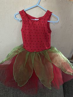 Strawberry ballerina tutu dress up costume
