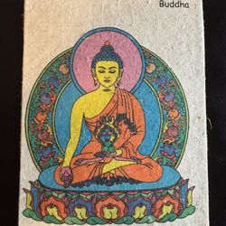 Handmade Paper Buddha Notebook