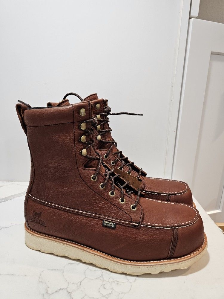 Red Wings Irish Setter Safety Toe Work Boots Size 12D