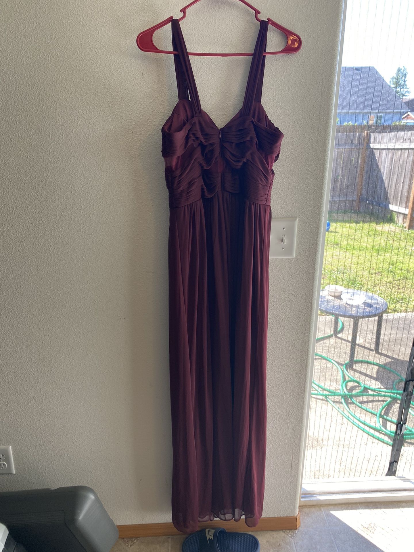 Burgundy Prom Dress