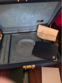 Rolex Boxes, wallets, passport holders, pamphlets