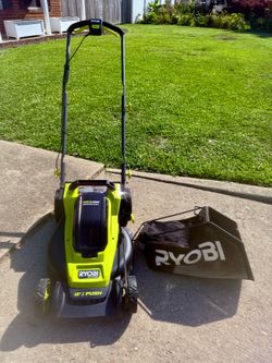 ONE+ HP 18V Brushless 16 in. Cordless Battery Walk Behind Push Lawn Mower with (1) 4.0 Ah Battery and (1) Charger
