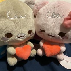 Cute Bear Plushie Pair 