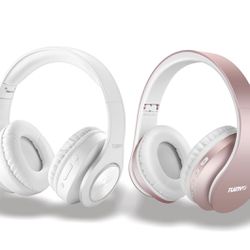 RoseGold Bluetooth Over the ears Wireless headphones