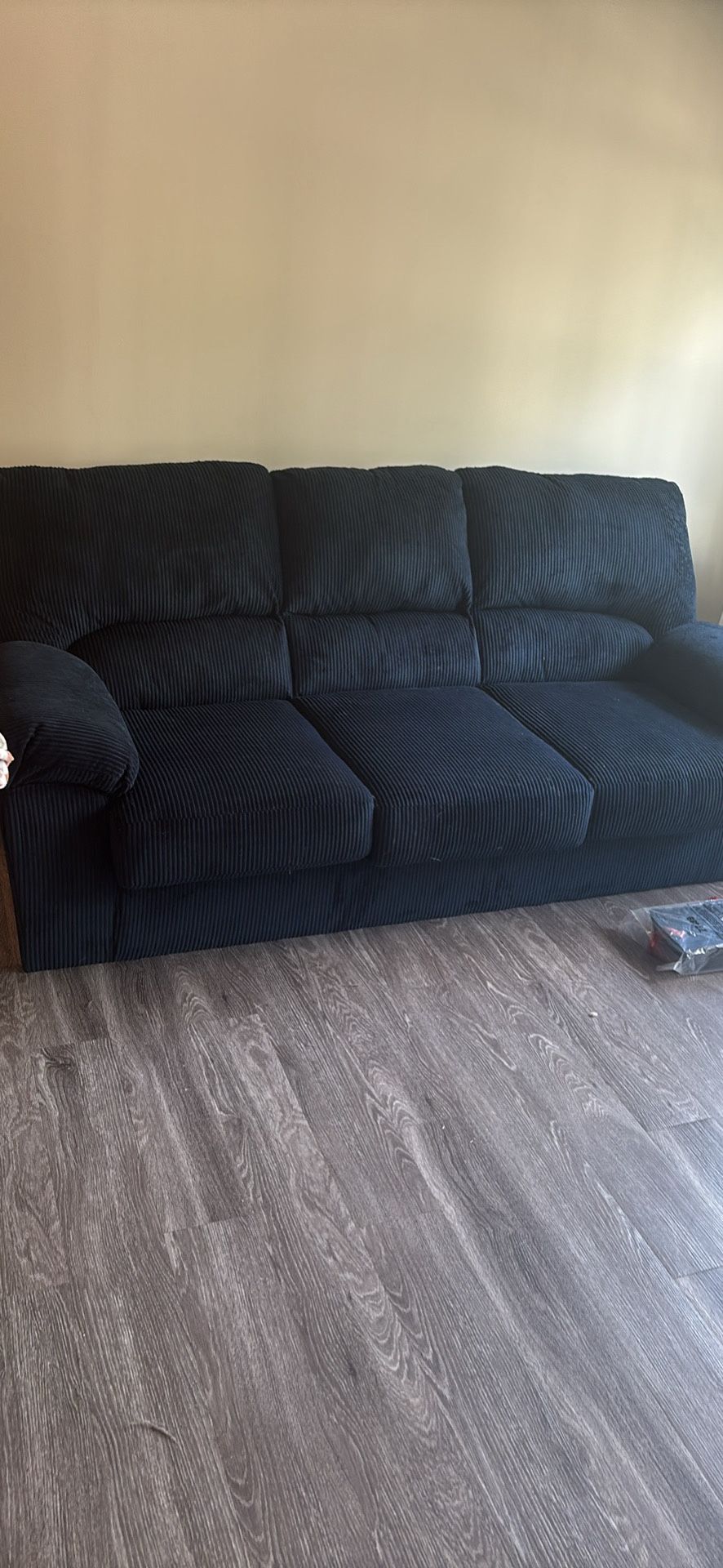 Navy Blue Sofa And Recliner