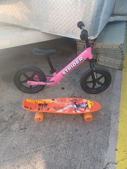 Skateboard  & Strider