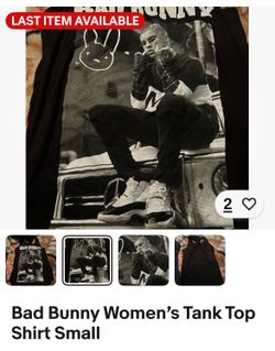 Bad Bunny Small women’s tank top