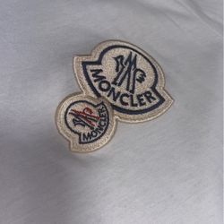 Moncler White Logo T - Shirt 