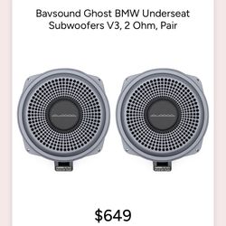 Bavsound under seat subs