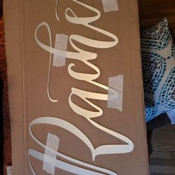 Metallic Name Print