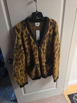 Vintage leopard print cardigan