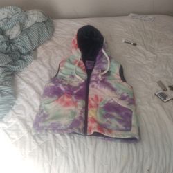 Billionaire Club Moon Wrasse Vest Tie Dye Puffer