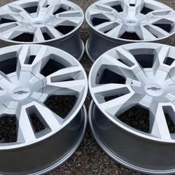 22” CHEVROLET CHEVY SILVERADO SUBURBAN RIMS WHEELS GMC SIERRA NEW SET WE FINANCE 