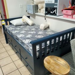 Torquoise Bed Frame 