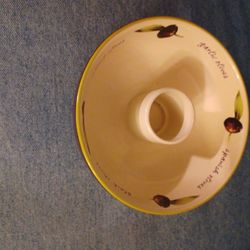Liddy Olive Stoneware Bowl