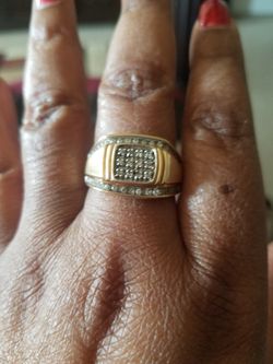 Mens diamond rings size 13