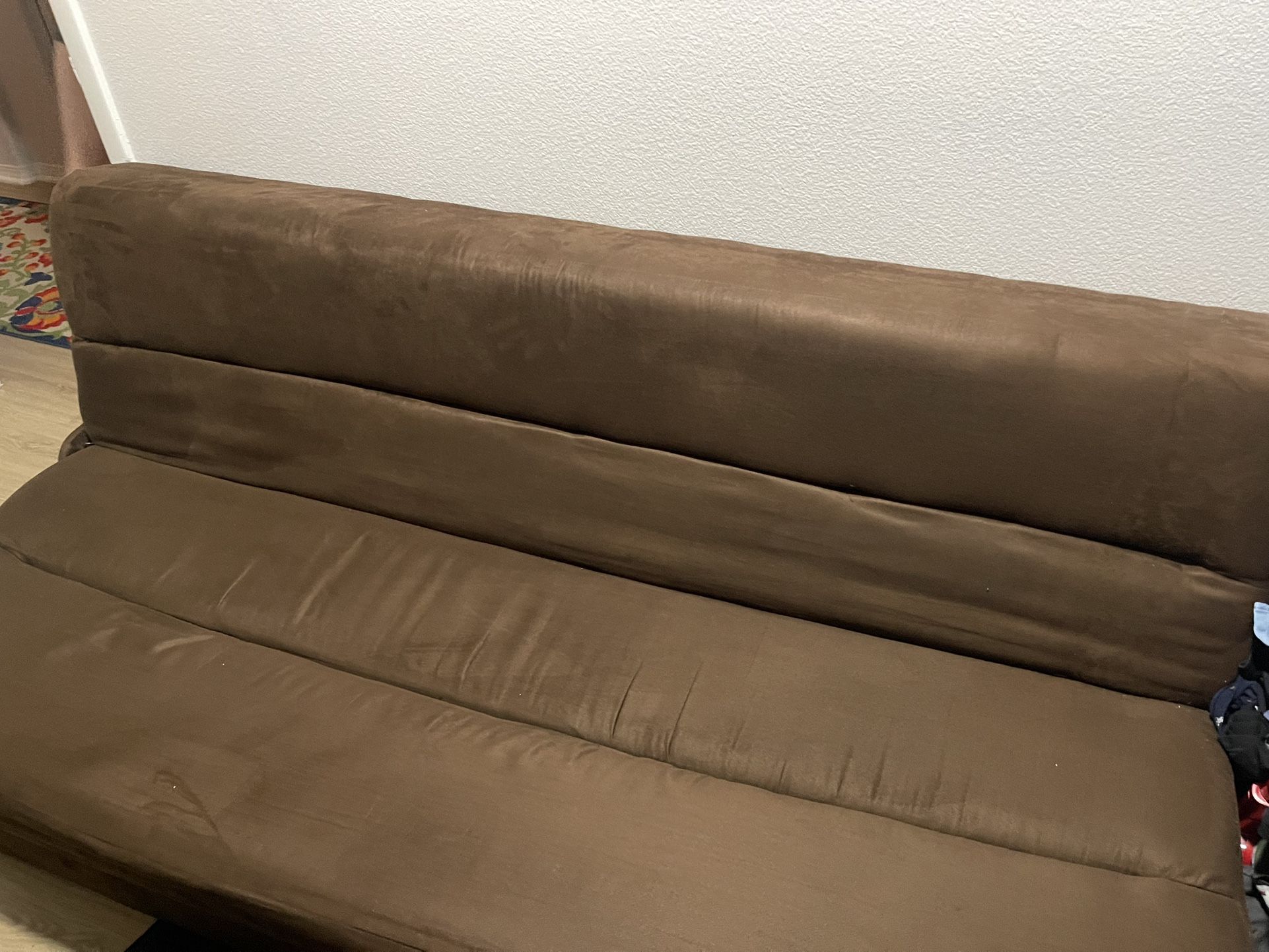 Ashley Furniture- Couch/futon + Storage