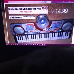 Gold Up Musical Keyboard
